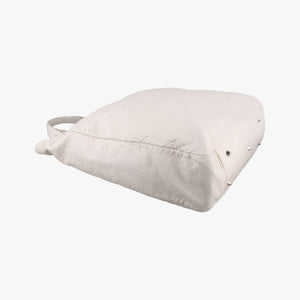 Pre-owned Christian Dior Cannage Dior Soft Shopping White lambskin  handbag | stylenewstar