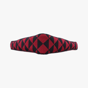 Secondhand Prada Triangolo Triangle Black×Red Jacquard × leather 1BC176 shoulderbag | stylenewstar