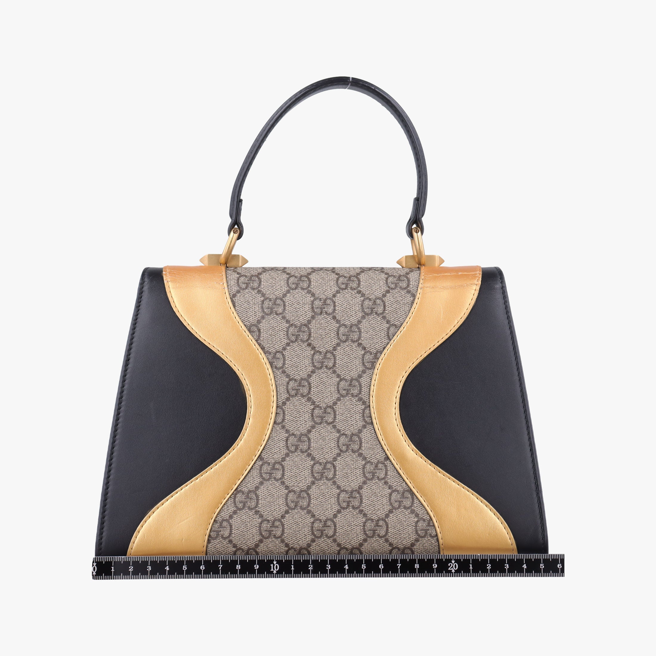Secondhand Gucci Osiride GG Supreme beige×black×Multicolour PVC coated canvas×Leather 497996 shoulderbag | stylenewstar