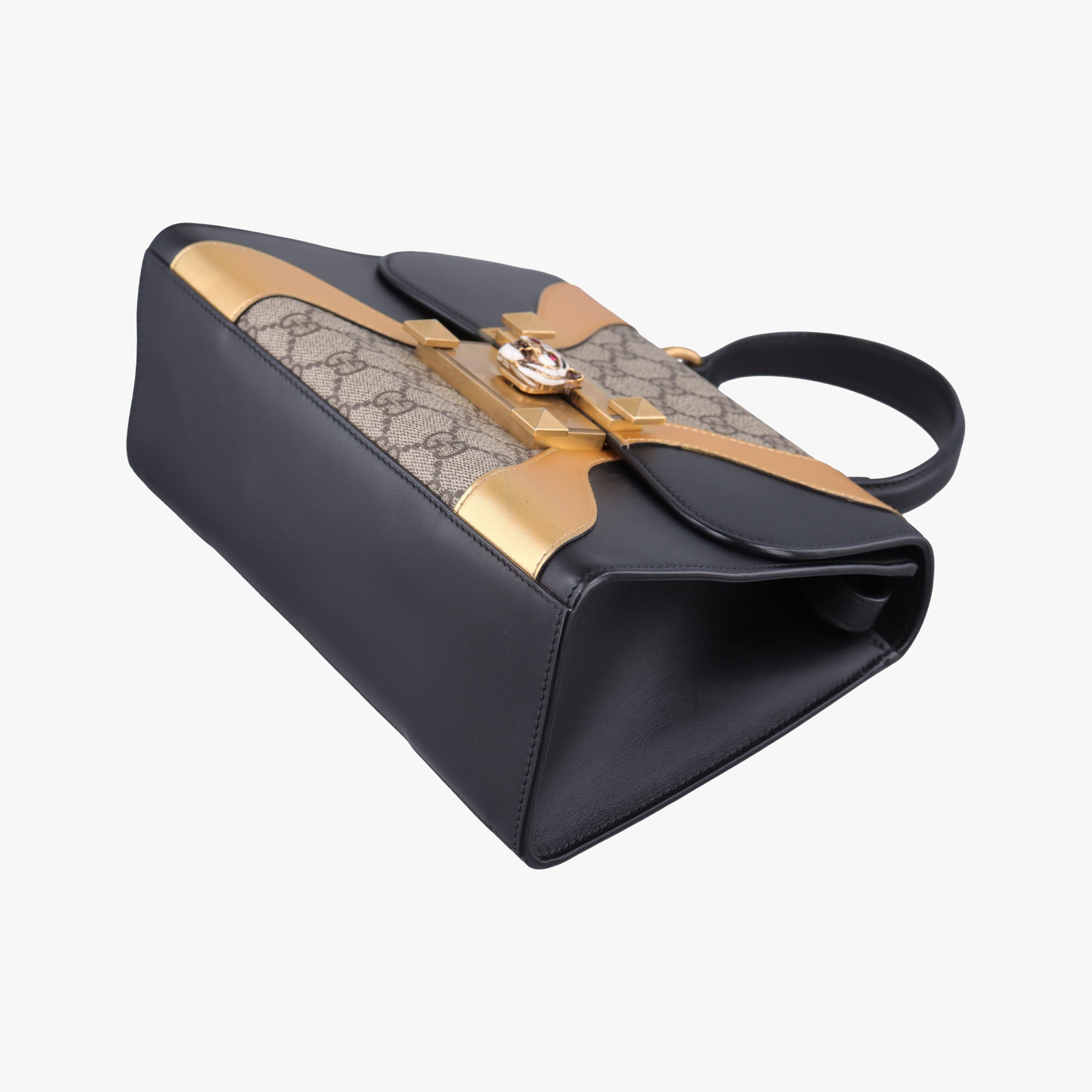 Secondhand Gucci Osiride GG Supreme beige×black×Multicolour PVC coated canvas×Leather 497996 shoulderbag | stylenewstar