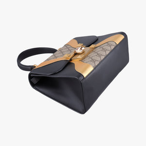 Secondhand Gucci Osiride GG Supreme beige×black×Multicolour PVC coated canvas×Leather 497996 shoulderbag | stylenewstar