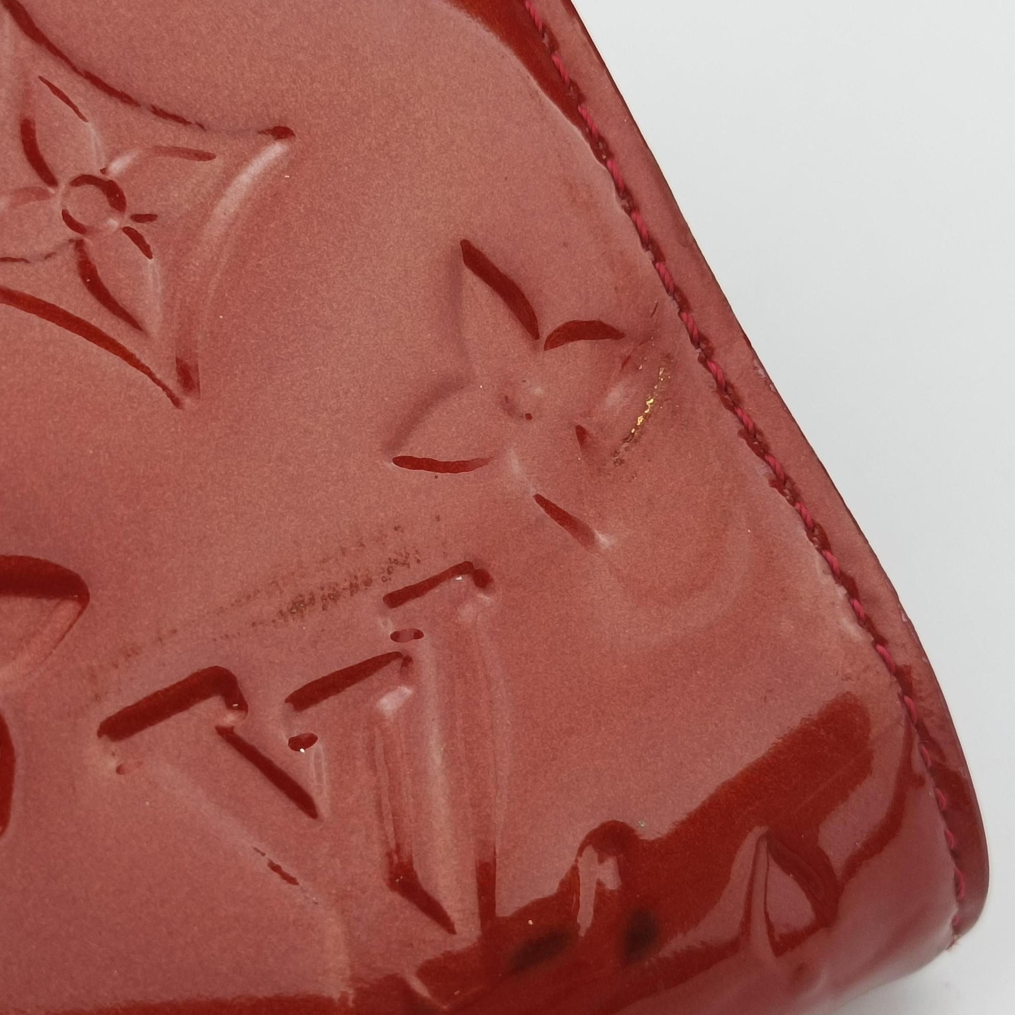 Pre-owned Louis Vuitton Rossmore MM Red Vernis M91550 shoulderbag | stylenewstar