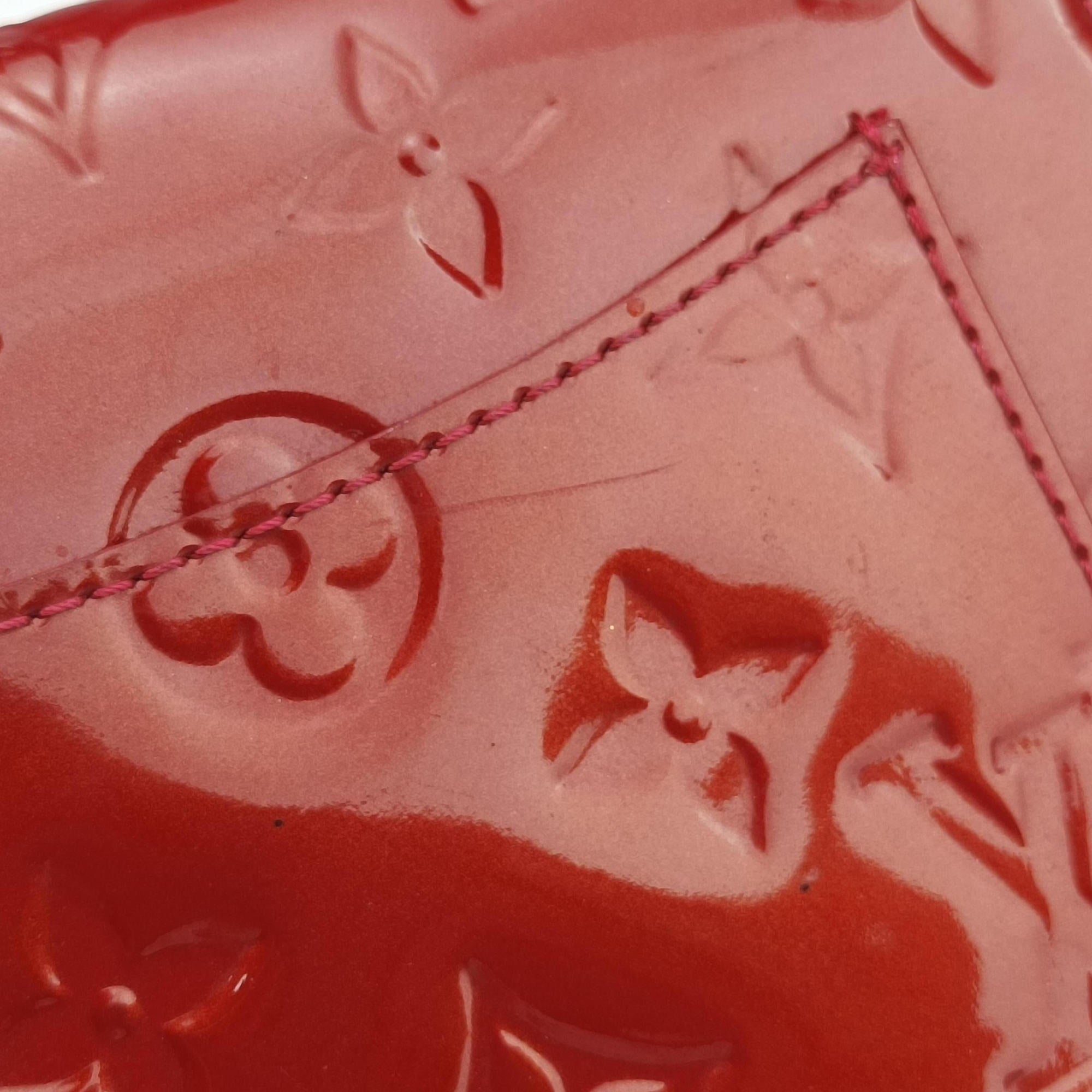 Pre-owned Louis Vuitton Rossmore MM Red Vernis M91550 shoulderbag | stylenewstar