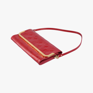 Pre-owned Louis Vuitton Rossmore MM Red Vernis M91550 shoulderbag | stylenewstar