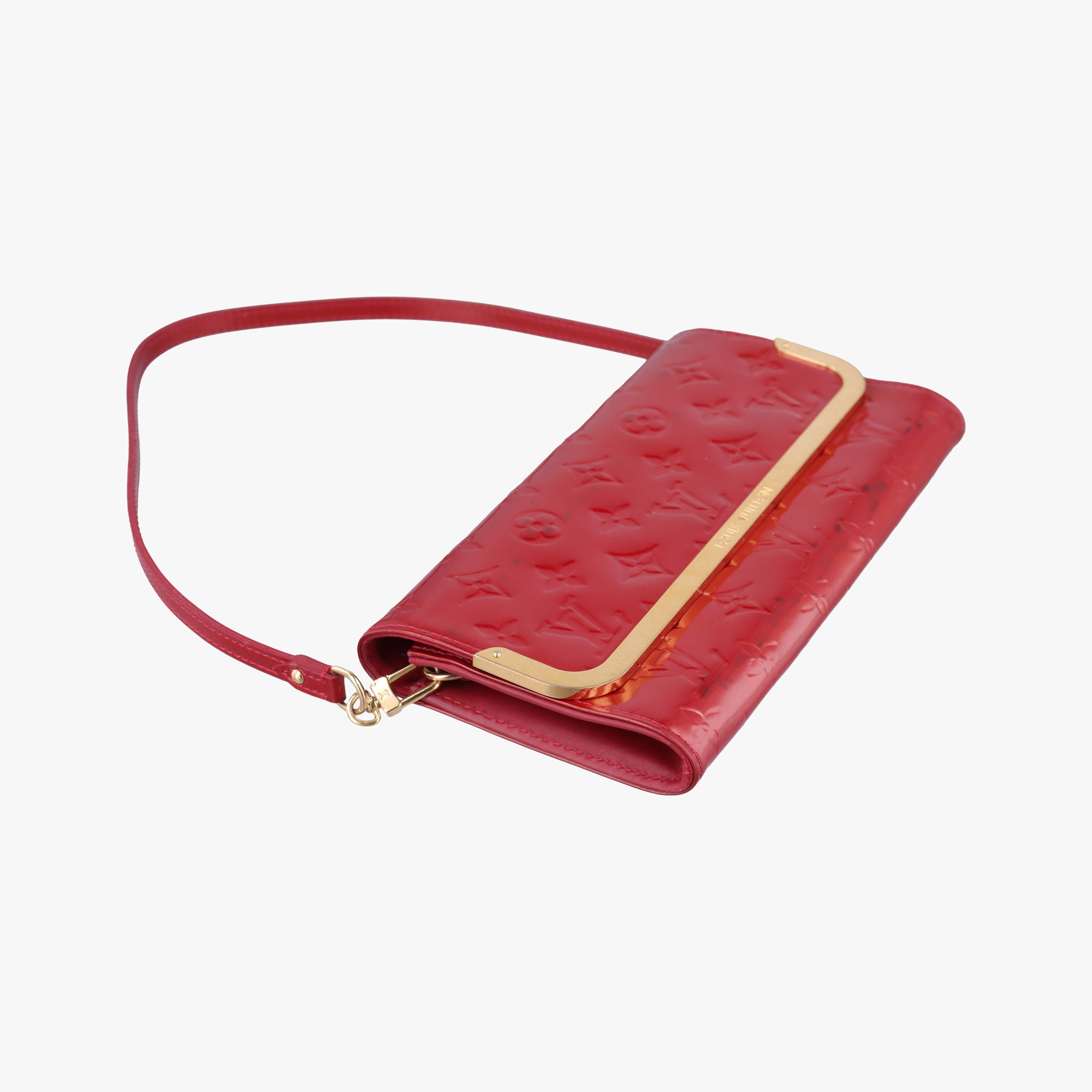 Pre-owned Louis Vuitton Rossmore MM Red Vernis M91550 shoulderbag | stylenewstar