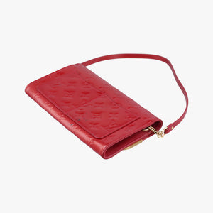 Pre-owned Louis Vuitton Rossmore MM Red Vernis M91550 shoulderbag | stylenewstar