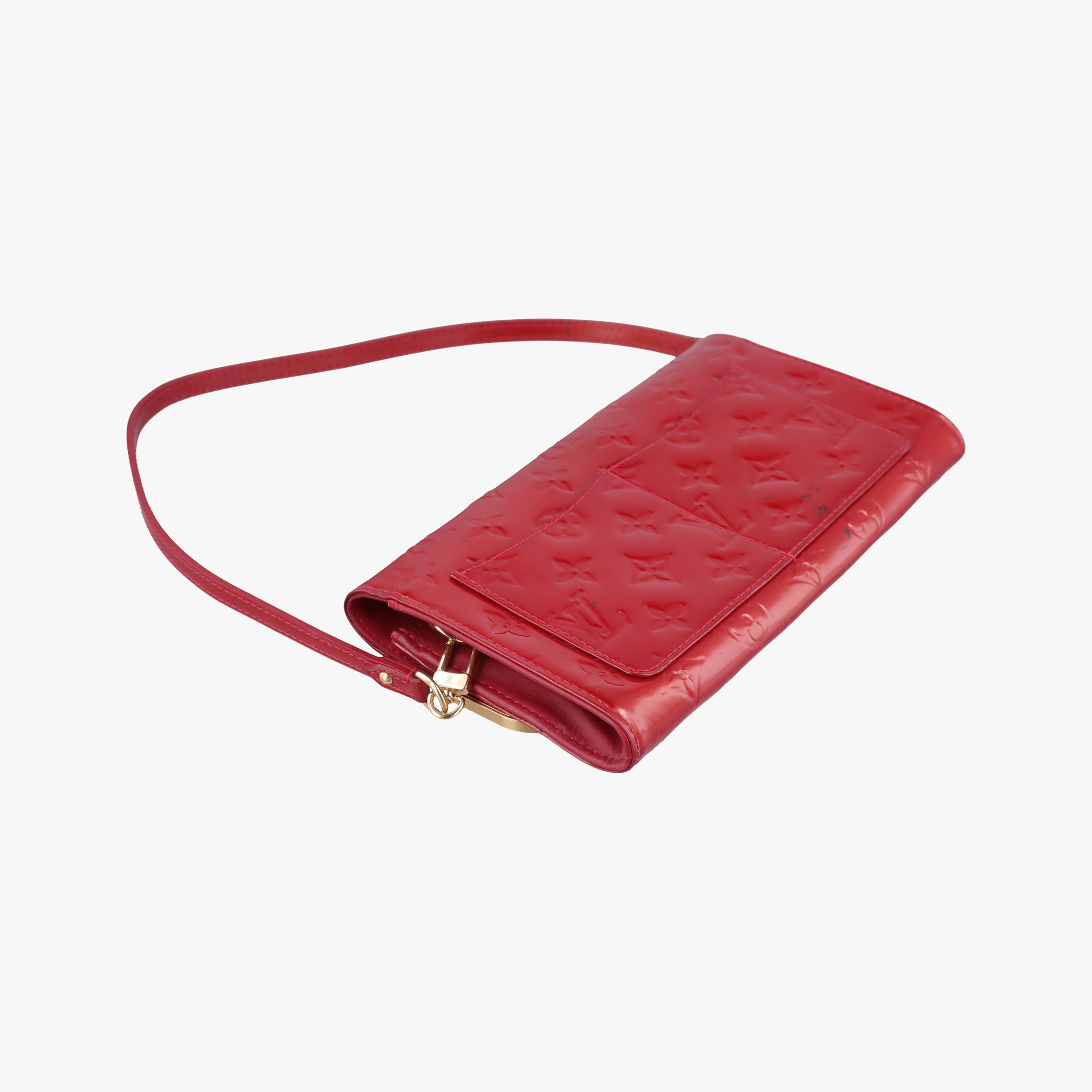 Pre-owned Louis Vuitton Rossmore MM Red Vernis M91550 shoulderbag | stylenewstar