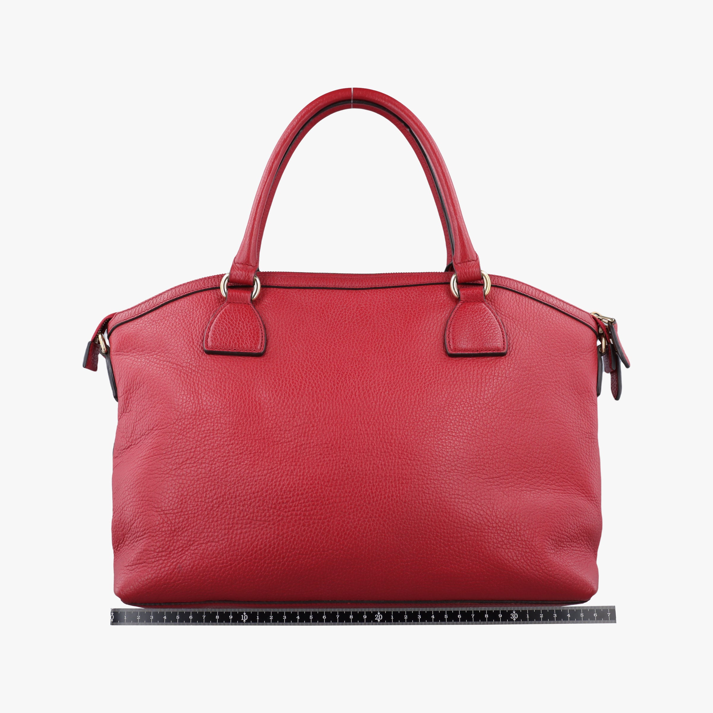 Vintage Gucci Dome Large GG Charm Red Leather 449660 handbag | stylenewstar
