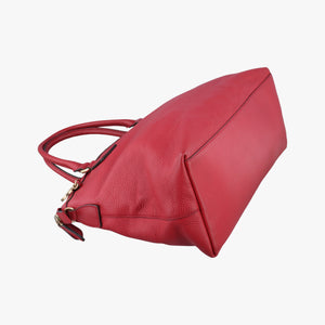 Vintage Gucci Dome Large GG Charm Red Leather 449660 handbag | stylenewstar