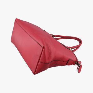 Vintage Gucci Dome Large GG Charm Red Leather 449660 handbag | stylenewstar