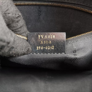 Secondhand Fendi Monster Camera case Black Leather 7VA428 shoulderbag | stylenewstar