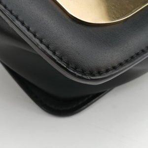 Secondhand Fendi Monster Camera case Black Leather 7VA428 shoulderbag | stylenewstar