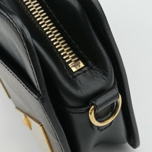 Secondhand Fendi Monster Camera case Black Leather 7VA428 shoulderbag | stylenewstar