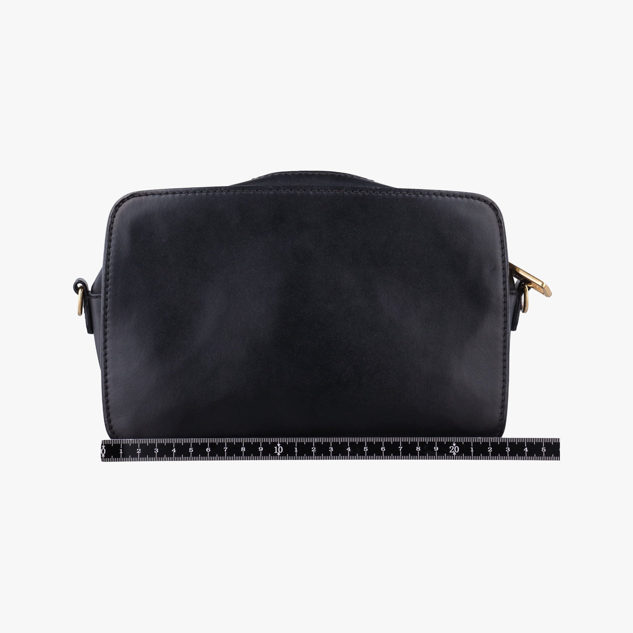 Secondhand Fendi Monster Camera case Black Leather 7VA428 shoulderbag | stylenewstar