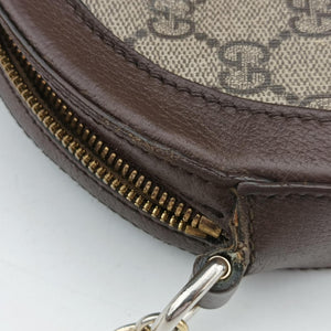 Pre-owned Gucci Ophidia Brown×beige PVC coated canvas×Leather 550618 shoulderbag | stylenewstar