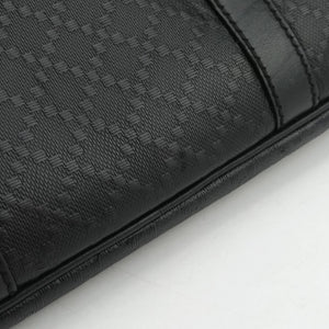 Pre-owned Gucci Diamante Black Leather 208463 handbag | stylenewstar