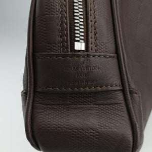 Pre-owned Louis Vuitton Porte-Document Voyage Acajou Damier Infini M30635 handbag | stylenewstar