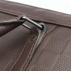 Pre-owned Louis Vuitton Porte-Document Voyage Acajou Damier Infini M30635 handbag | stylenewstar