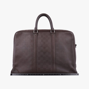 Pre-owned Louis Vuitton Porte-Document Voyage Acajou Damier Infini M30635 handbag | stylenewstar