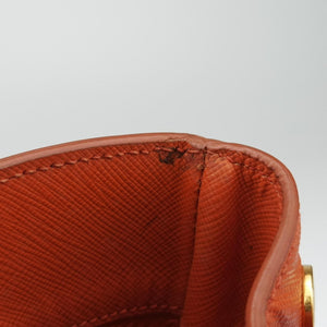 Pre-owned Prada Galleria Orange SAFFIANO Leather BN1844 handbag | stylenewstar