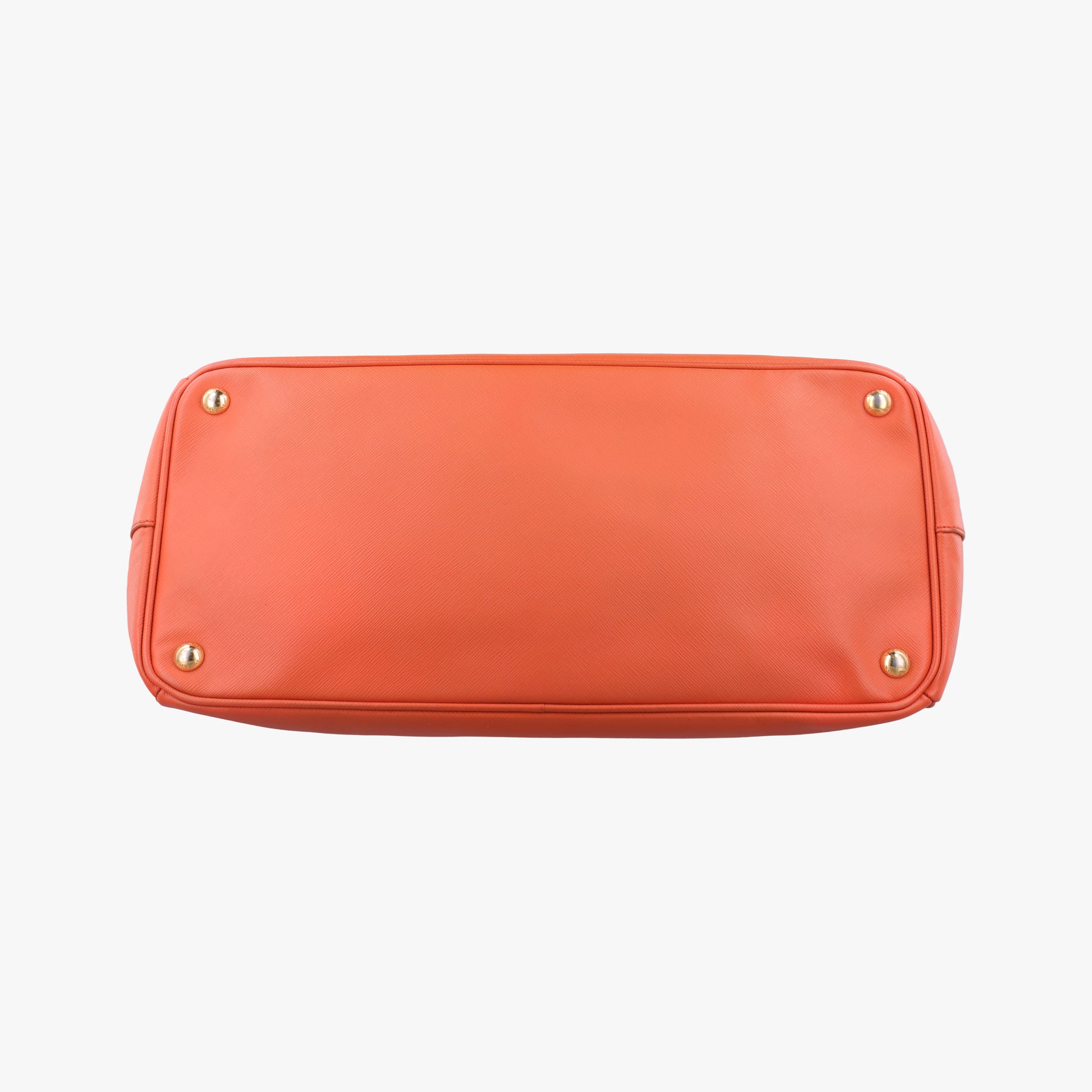 Pre-owned Prada Galleria Orange SAFFIANO Leather BN1844 handbag | stylenewstar