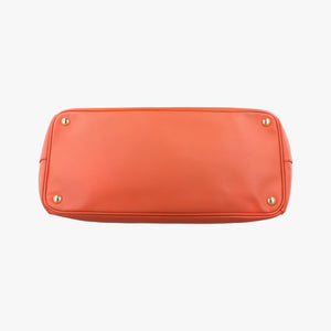 Pre-owned Prada Galleria Orange SAFFIANO Leather BN1844 handbag | stylenewstar
