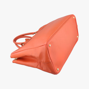 Pre-owned Prada Galleria Orange SAFFIANO Leather BN1844 handbag | stylenewstar