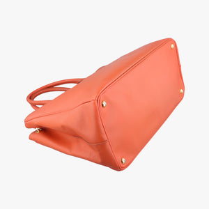 Pre-owned Prada Galleria Orange SAFFIANO Leather BN1844 handbag | stylenewstar