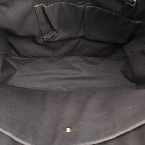 Pre-owned Gucci Guccissima Messenger Black Leather 223665 shoulderbag | stylenewstar