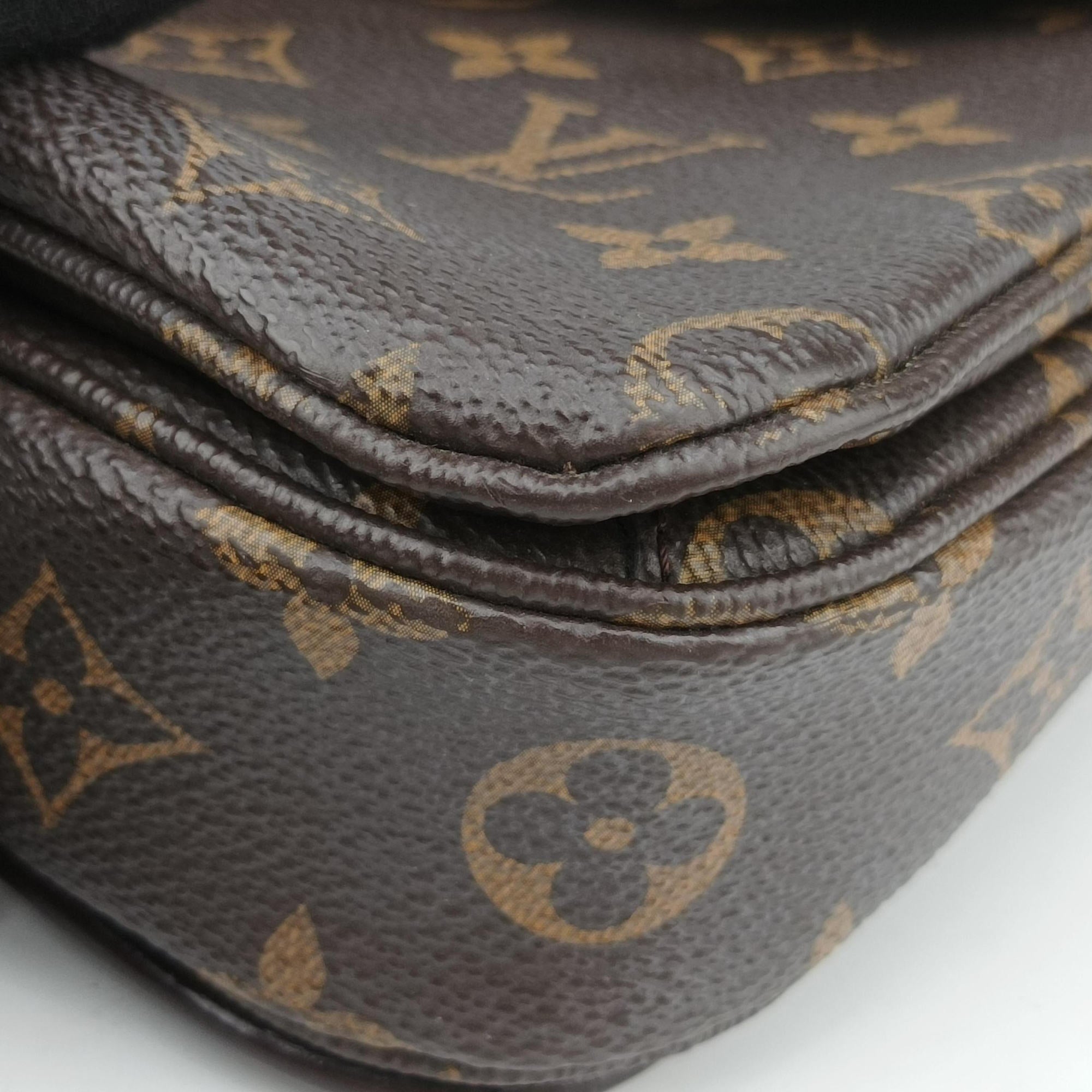Pre-owned Louis Vuitton Pochette Metis MM Brown Monogram Canvas M44875 shoulderbag | stylenewstar