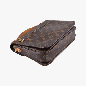 Pre-owned Louis Vuitton Pochette Metis MM Brown Monogram Canvas M44875 shoulderbag | stylenewstar