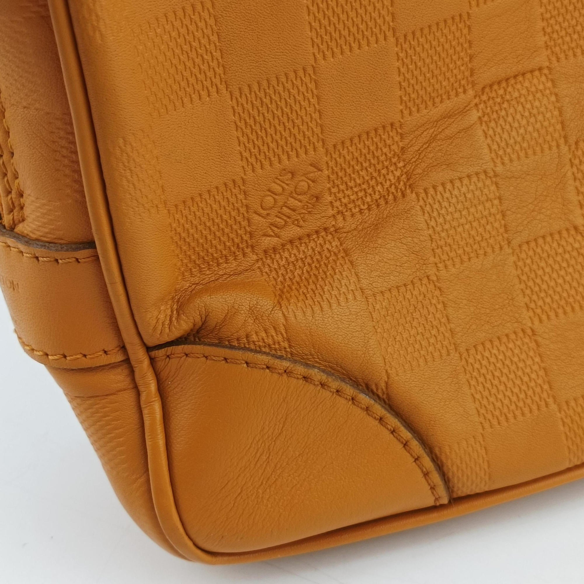 Vintage Louis Vuitton Porte Documents Voyage SOLAR Damier Infini N41218 handbag | stylenewstar