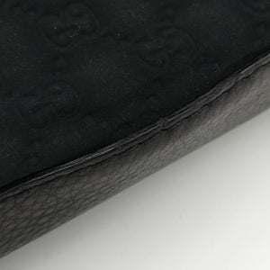 Pre-owned Gucci GG Neoprene Techno Tag Black fabric × Leather 241102 handbag | stylenewstar