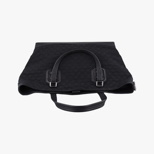 Pre-owned Gucci GG Neoprene Techno Tag Black fabric × Leather 241102 handbag | stylenewstar