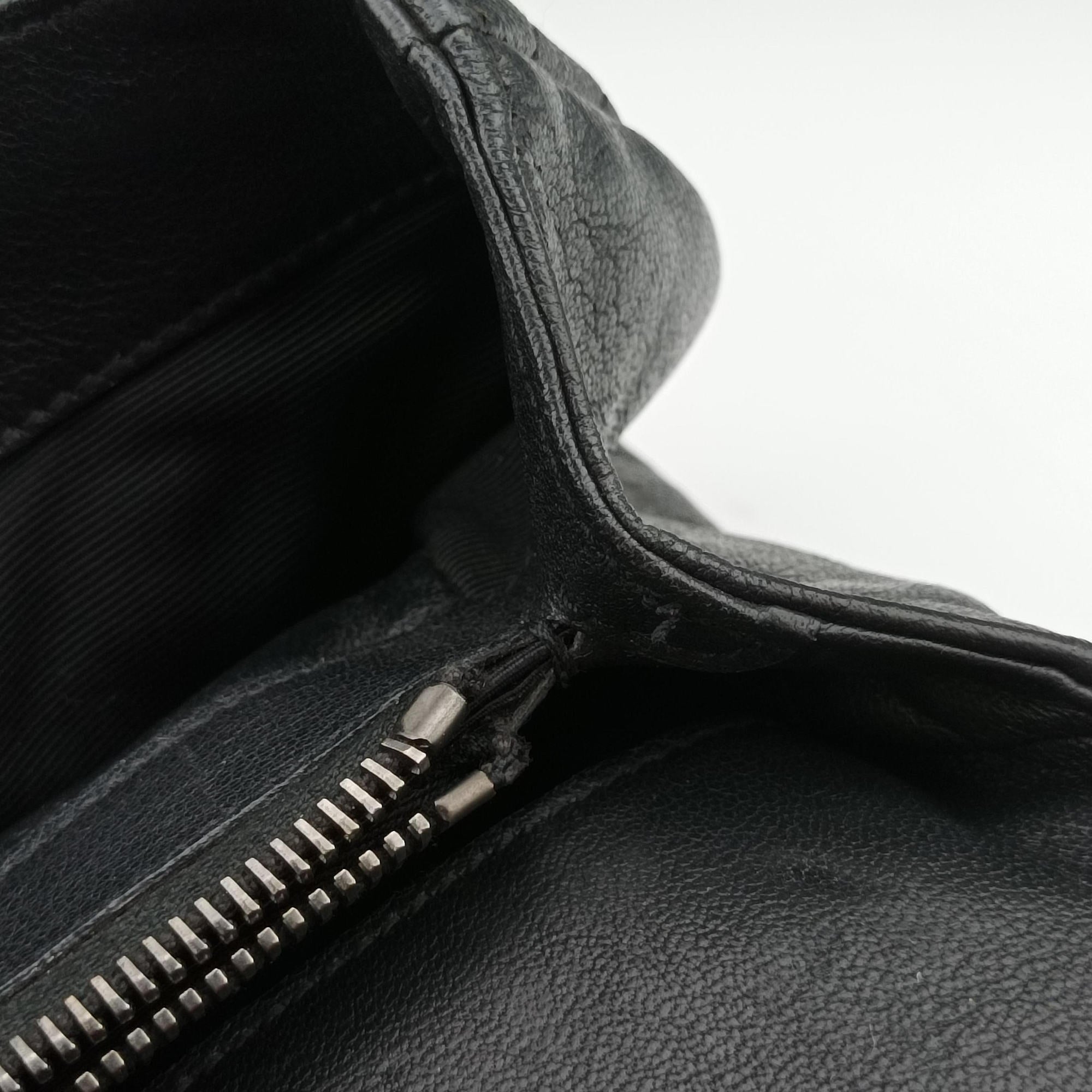 Secondhand Yves Saint Laurent COLLEGE Black Leather 392738 shoulderbag | stylenewstar