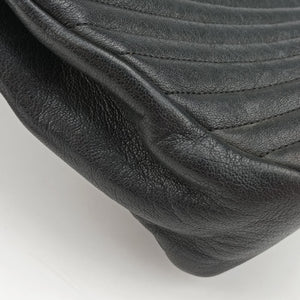 Secondhand Yves Saint Laurent COLLEGE Black Leather 392738 shoulderbag | stylenewstar