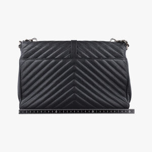 Secondhand Yves Saint Laurent COLLEGE Black Leather 392738 shoulderbag | stylenewstar