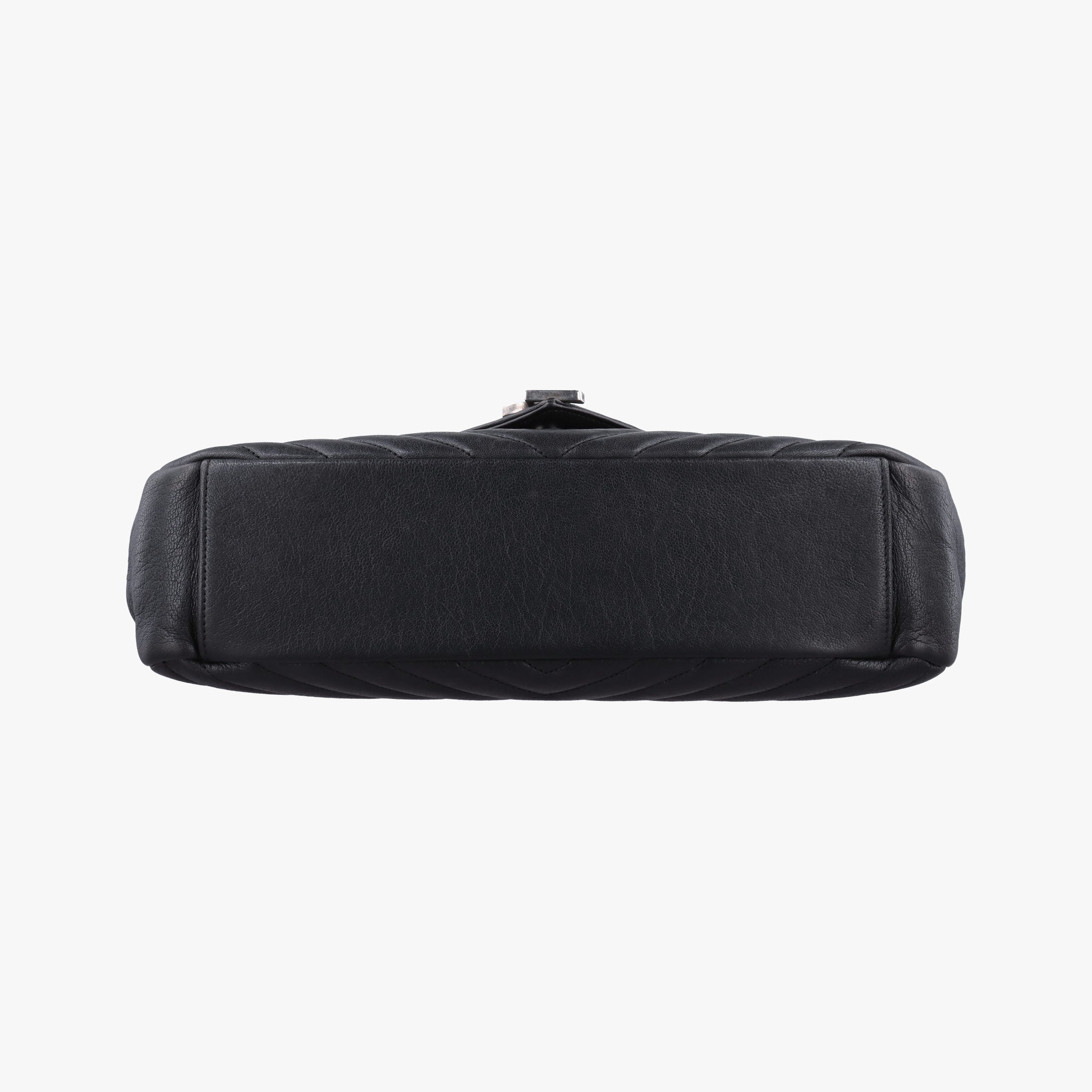 Secondhand Yves Saint Laurent COLLEGE Black Leather 392738 shoulderbag | stylenewstar