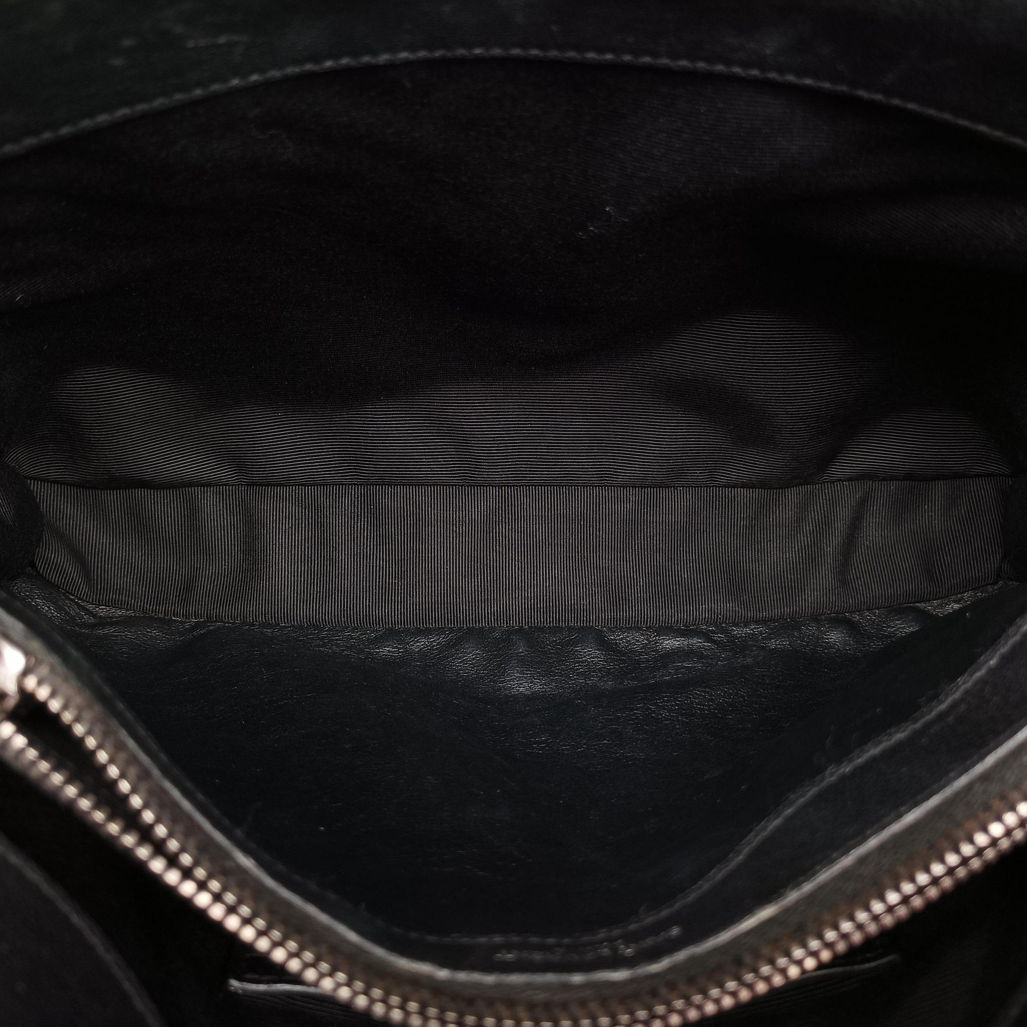 Secondhand Yves Saint Laurent COLLEGE Black Leather 392738 shoulderbag | stylenewstar