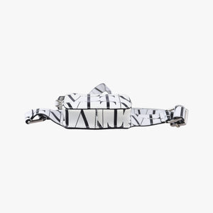 Secondhand Valentino VLTN Logo White x Black Leather  bum bag/waist bag | stylenewstar