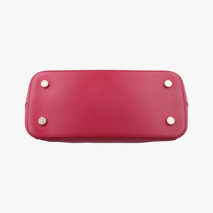 Pre-owned Bvlgari Isabella Rossellini Red Leather  shoulderbag | stylenewstar