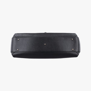Pre-owned Gucci Interlocking G Black Leather 510306 shoulderbag | stylenewstar