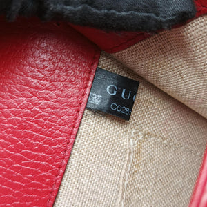 Secondhand Gucci Interlocking G Red Leather 510304 shoulderbag | stylenewstar