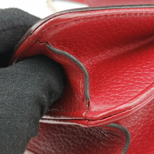 Secondhand Gucci Interlocking G Red Leather 510304 shoulderbag | stylenewstar