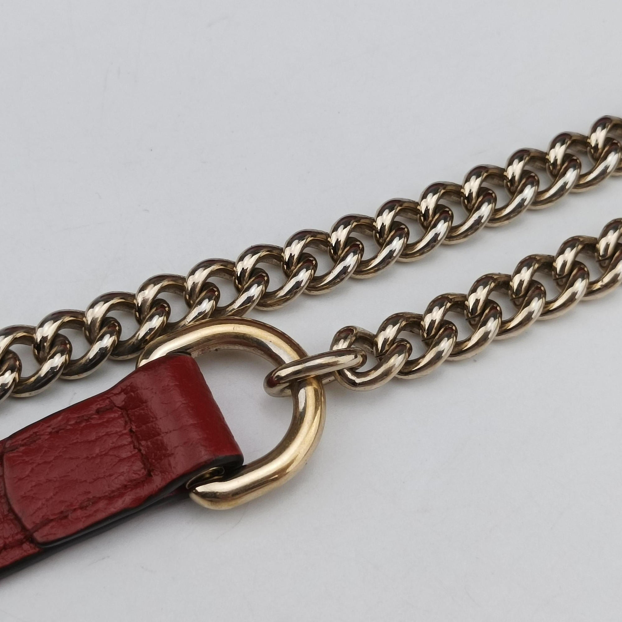 Secondhand Gucci Interlocking G Red Leather 510304 shoulderbag | stylenewstar