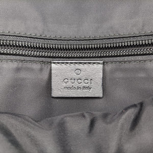 Pre-owned Gucci GG Supreme Black PVC coated canvas 322279 shoulderbag | stylenewstar