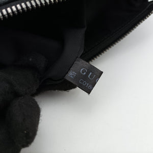 Pre-owned Gucci GG Supreme Black PVC coated canvas 322279 shoulderbag | stylenewstar