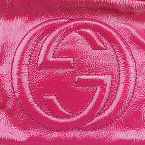Pre-owned Gucci Soho Rose Patent Leather 308364 shoulderbag | stylenewstar