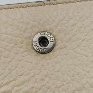Pre-owned Gucci Dionysus White Leather 476432 shoulderbag | stylenewstar