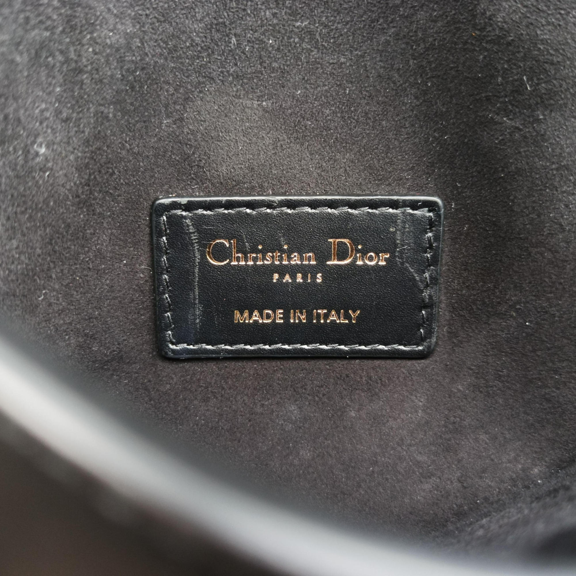 Pre-owned Christian Dior saddle Black leather  bum bag/waist bag | stylenewstar